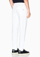 Pantaloni jogger in cotone stretch con coulisse Icon Bianco XM000373 AF10818 U0009 ARMANI EXCHANGE 