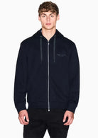 Felpa regular fit in cotone french terry Blu Navy XM001293 AF20934 UB101 ARMANI EXCHANGE 