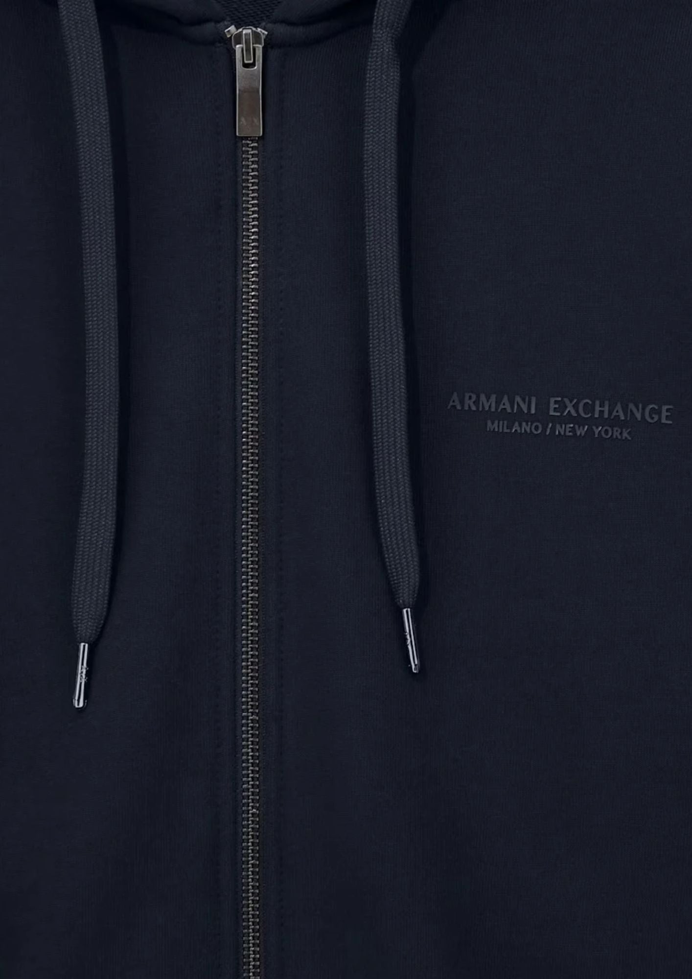 Felpa regular fit in cotone french terry Blu Navy XM001293 AF20934 UB101 ARMANI EXCHANGE 