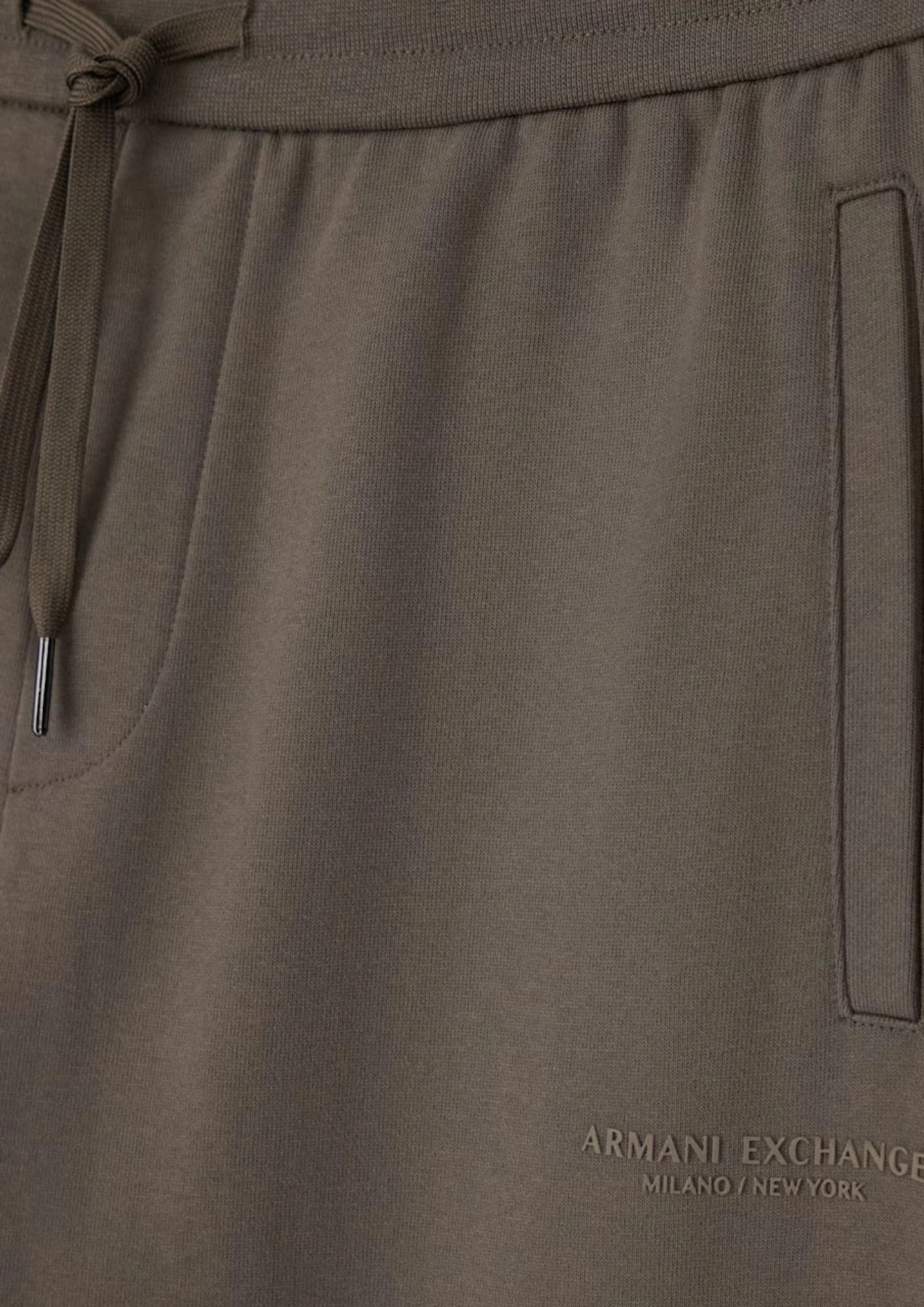 Pantaloni regular fit in cotone french terry Marrone Falcon XM001299 AF20934 U6125 ARMANI EXCHANGE 