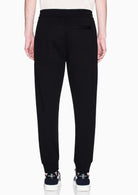 Pantaloni regular fit in cotone french terry Neri XM001299 AF20934 UC001 ARMANI EXCHANGE 