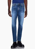 Pantalone cinque tasche Skinny in denim di cotone stretch Dark Blu Denim XM001512 AF25551 MB010 ARMANI EXCHANGE 