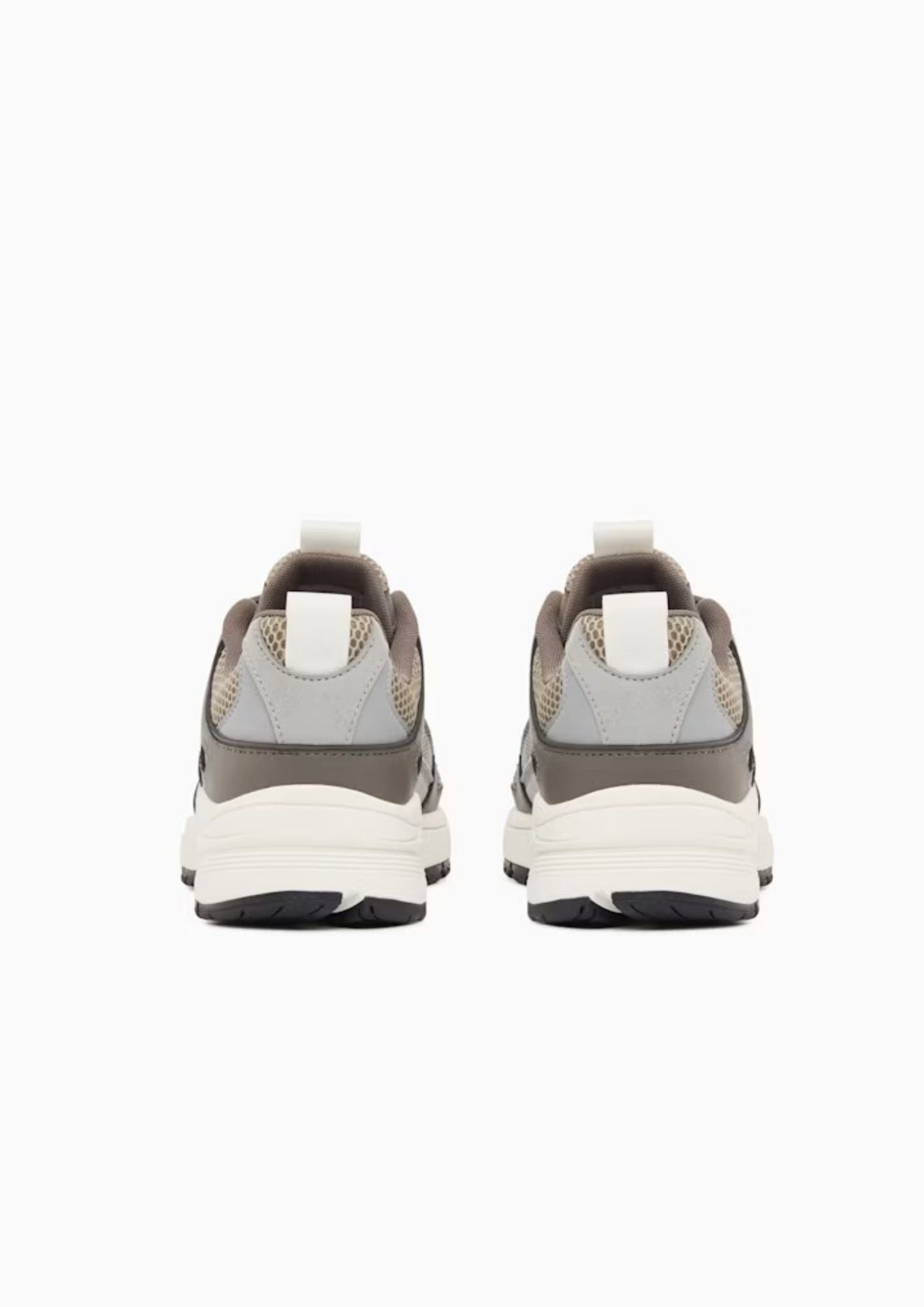 Sneaker da running in mesh e microsuede con suola in gomma Beige Falcon XM002623 AF22829 M6466 ARMANI EXCHANGE 