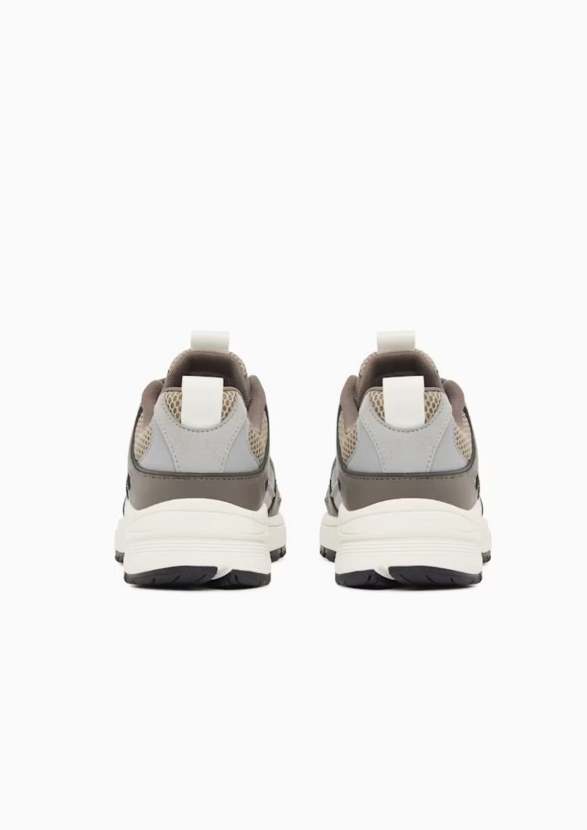 Sneaker da running in mesh e microsuede con suola in gomma Beige Falcon XM002623 AF22829 M6466 ARMANI EXCHANGE 