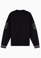 Felpa vestibilità regular in tessuto french terry di cotone Nera XM002799 AF20934 UC001 ARMANI EXCHANGE 