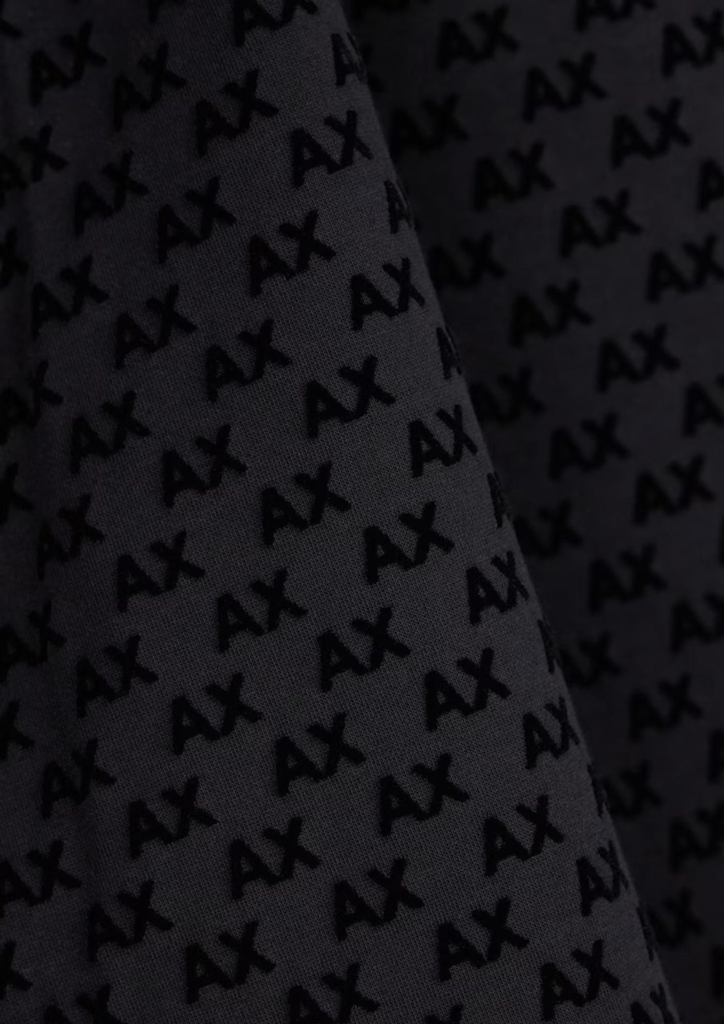 Pantaloni joggers in jersey con logo all over Nero XM002904 AF10818 UC001 ARMANI EXCHANGE 