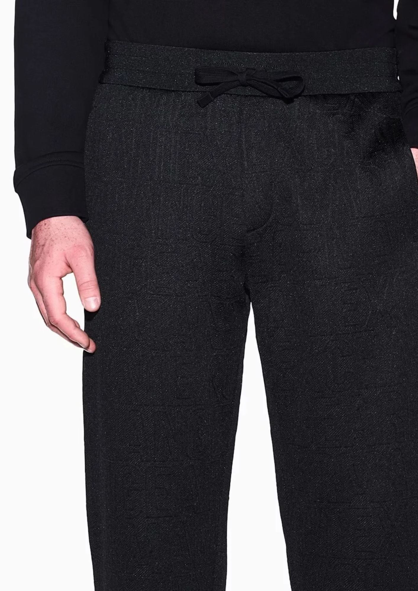 Pantaloni a vestibilità regular in jersey jacquard stretch Neri XM002907 AF21862 UC001 ARMANI EXCHANGE 