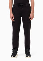 Pantaloni vestibilità regular in jersey di cotone stretch Neri XM002945 AF10818 UC001 ARMANI EXCHANGE 