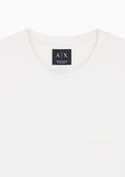 T-shirt a taglio slim in jersey di cotone stretch Bianca XM003141 AF26650 U0009 ARMANI EXCHANGE 