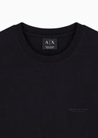 T-shirt a taglio slim in jersey di cotone stretch Nera XM003141 AF26650 UC001 ARMANI EXCHANGE 