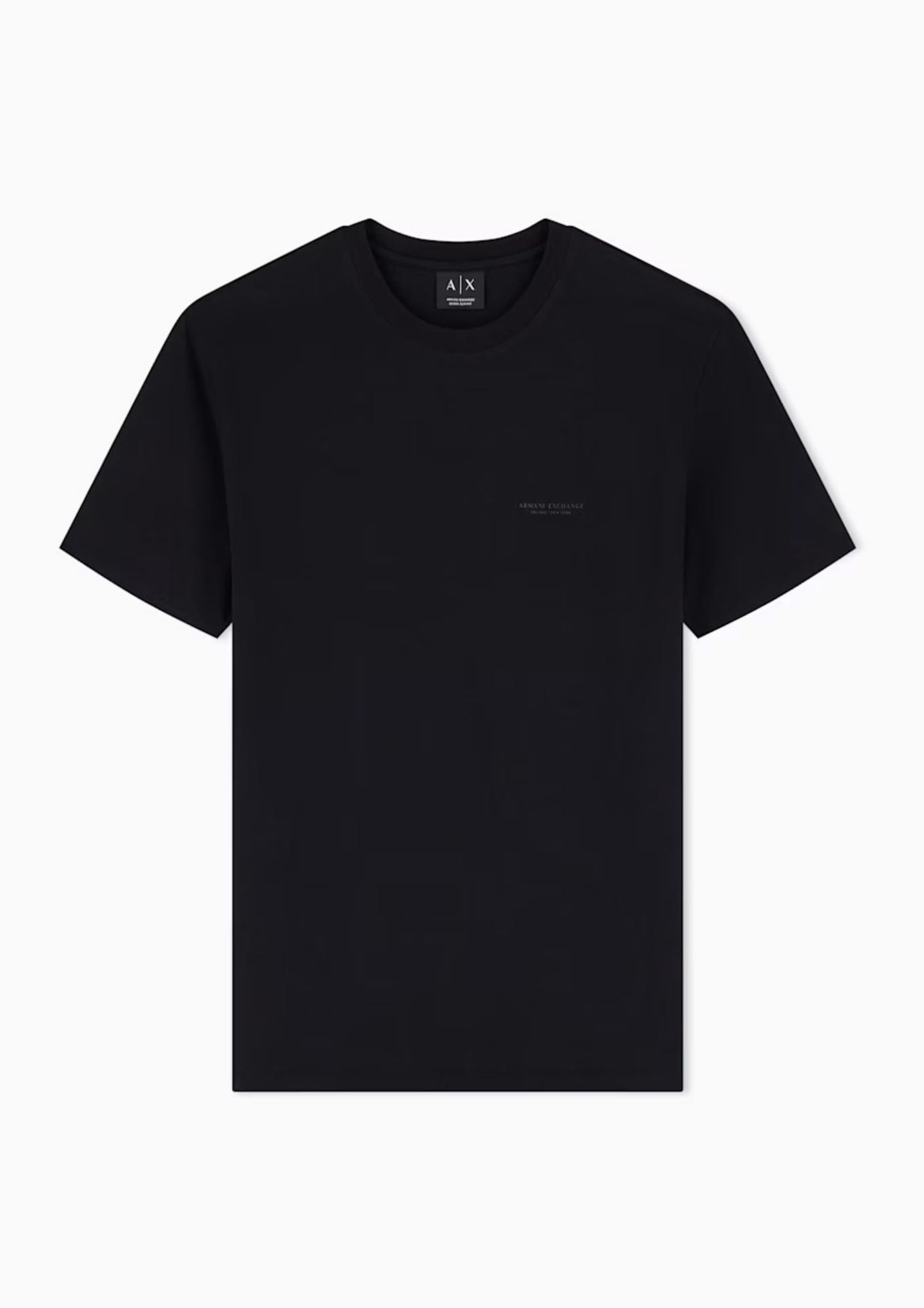 T-shirt a taglio slim in jersey di cotone stretch Nera XM003141 AF26650 UC001 ARMANI EXCHANGE 