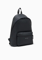 Zaino con motivo logo in rilievo e tasca frontale Nero XM003161 AF26662 UC001 ARMANI EXCHANGE 