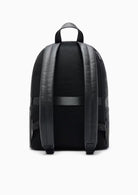 Zaino con banda a contrasto con logo e tasca frontale Nero Acciaio XM003173 AF26691 MC028 ARMANI EXCHANGE 