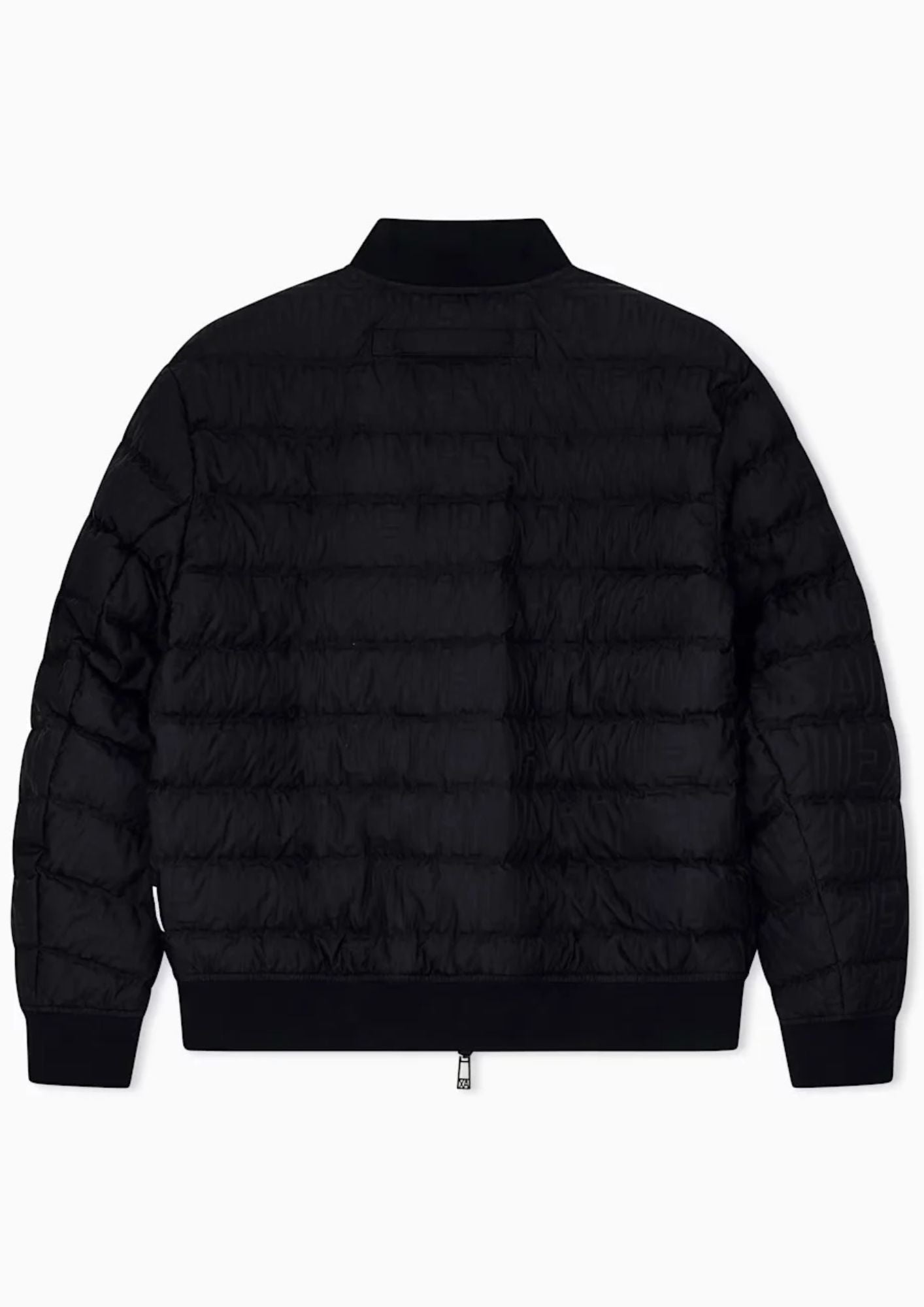 Piumino in nylon jacquard con dettagli in maglia Nero XM003310 AF28563 FC340 ARMANI EXCHANGE 