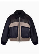 Giubbino blouson vestibilità regolare Nero Blu e Beige XM003323 AF28562 M8433 ARMANI EXCHANGE 
