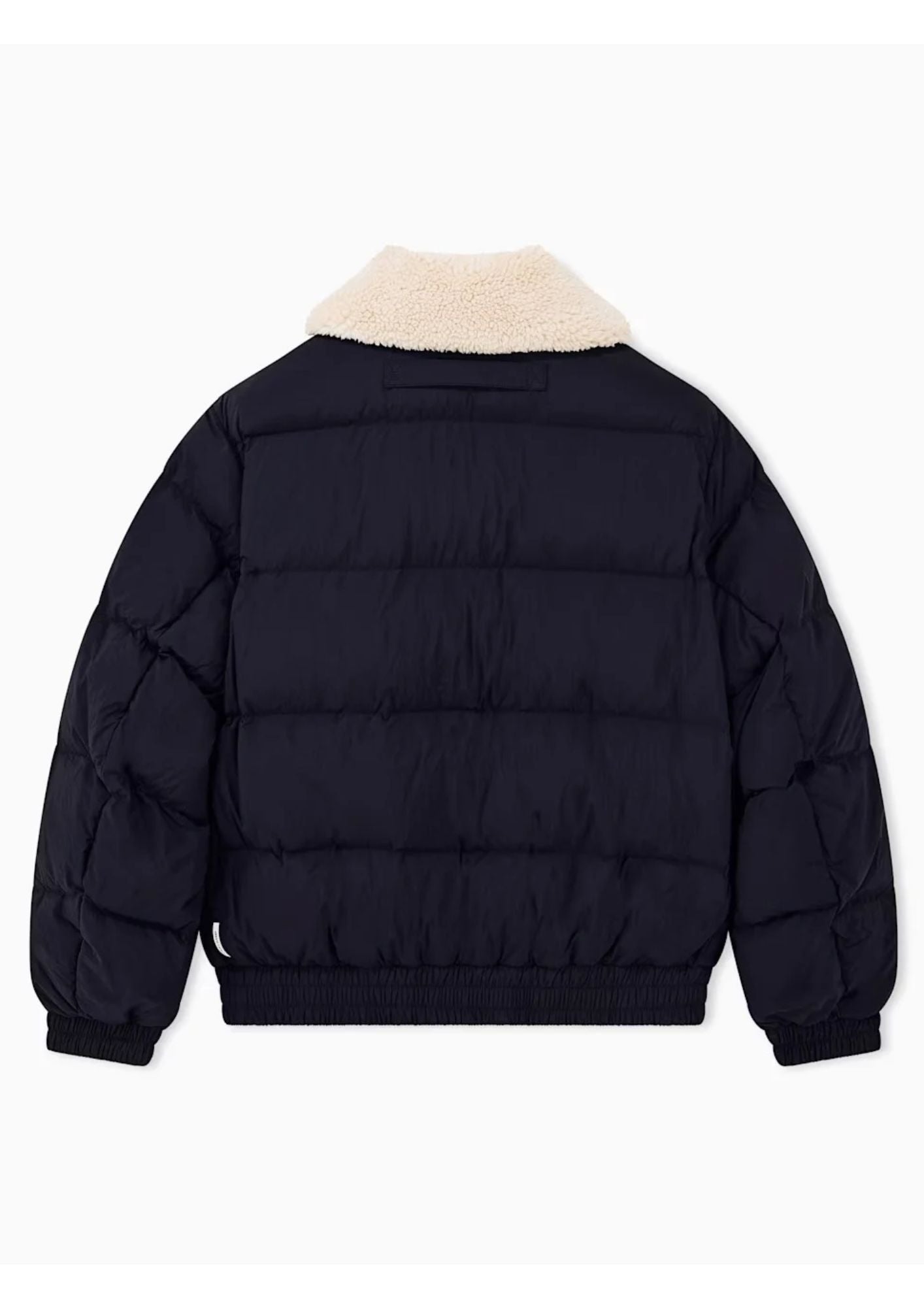 Piumino trapuntato con zip e collo in misto lana Blu Navy XM003325 AF27210 UB101 ARMANI EXCHANGE 