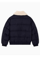 Piumino trapuntato con zip e collo in misto lana Blu Navy XM003325 AF27210 UB101 ARMANI EXCHANGE 