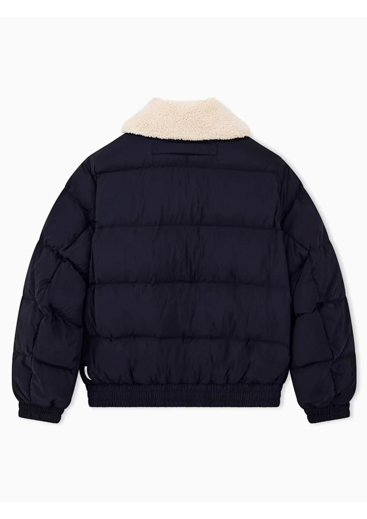Piumino trapuntato con zip e collo in misto lana Blu Navy XM003325 AF27210 UB101 ARMANI EXCHANGE 