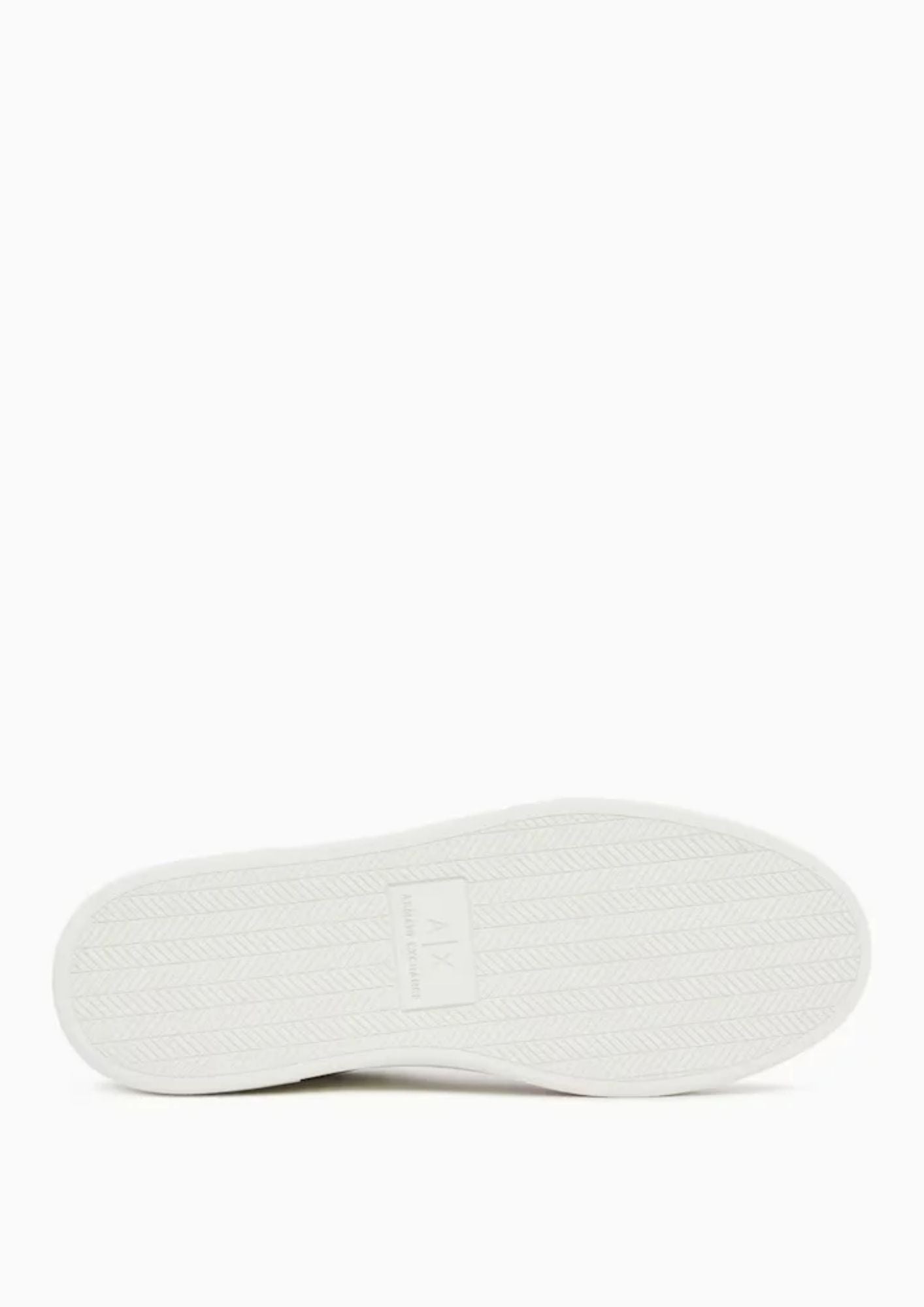 Sneakers in pelle con inserti in camoscio e motivo logo Bianche XM003388 AF27475 U0003 ARMANI EXCHANGE 
