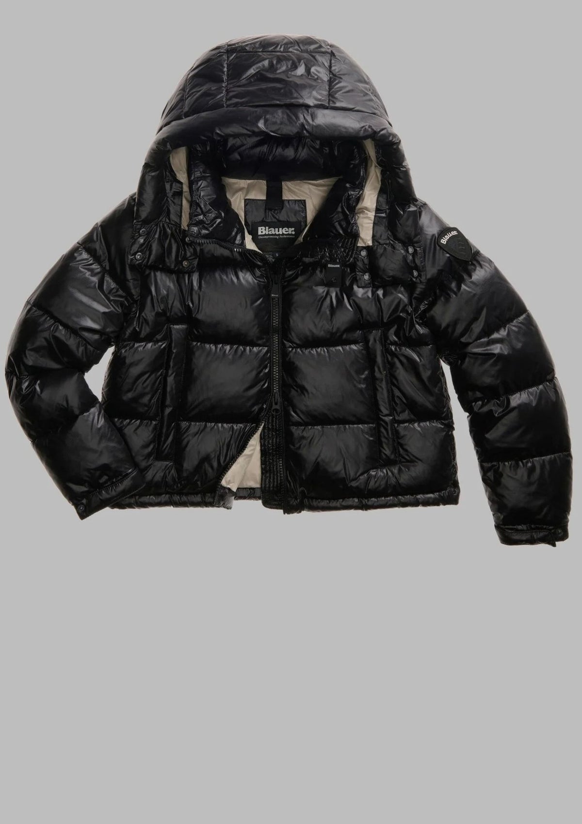 Giubbino Corto Imobbito in Ovatta Termica Gloria Nero BLDC02071 6648 999EI BLAUER 