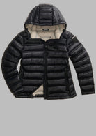 Giubbino Corto Imobbito in Ovatta Termica Ellis Nero Grigio Nebbia BLDC02221 7284 999EB BLAUER 