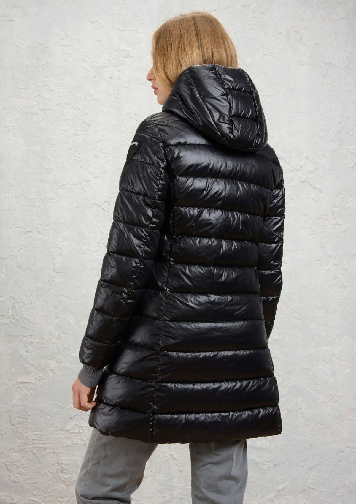 Piumino Imbottito Ovatta Termica Adelaide Nero Beige BLDK02073 6648 999EI BLAUER 
