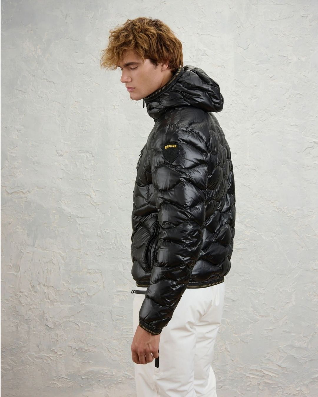 Piumino ad onde Wave Nero BLUC03064 6355 999 BLAUER 