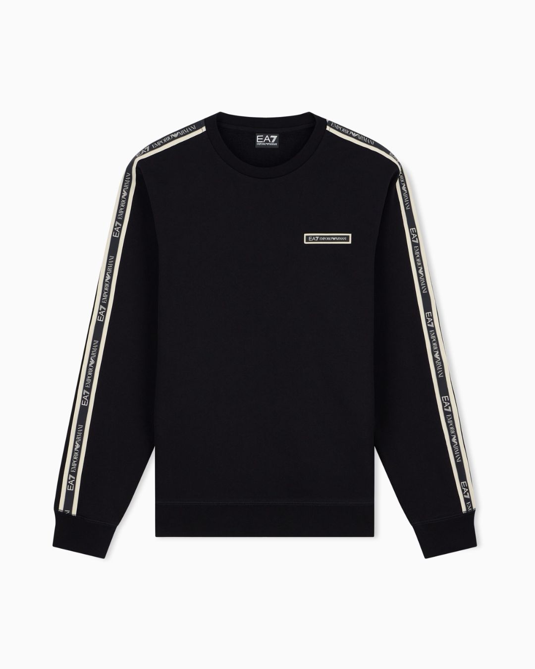Felpa Logo Series regular in jersey Nero 7M002195 AF10377 UC001 EA7 EMPORIO ARMANI 