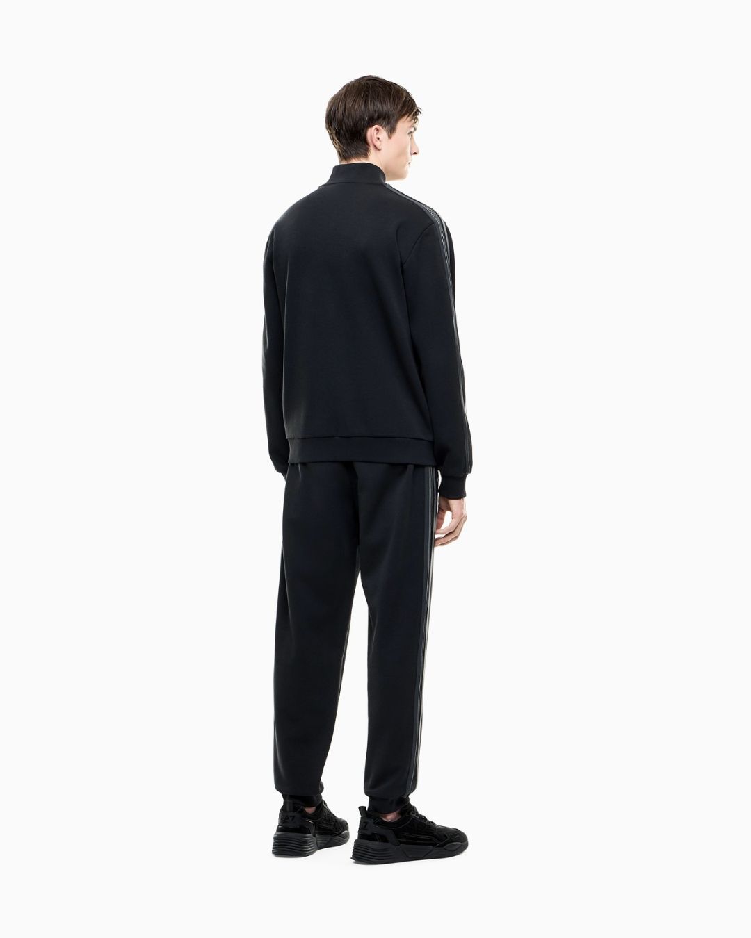 Tuta Logo Series in jersey misto cotone Nero 7M002221 AF12660 U8134 EA7 EMPORIO ARMANI 