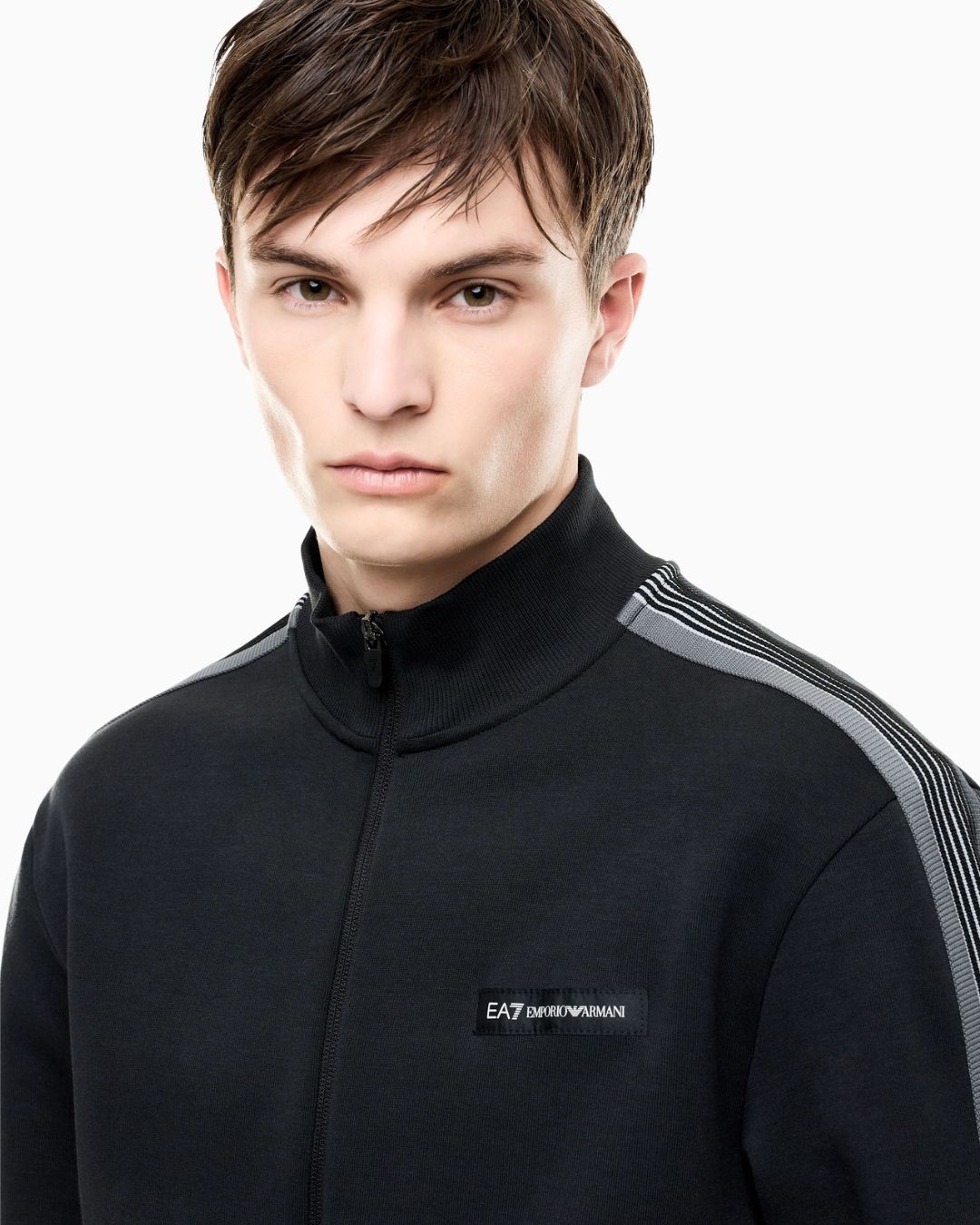 Tuta Logo Series in jersey misto cotone Nero 7M002221 AF12660 U8134 EA7 EMPORIO ARMANI 