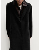 Cappotto lungo in double Emmacciuga Grigio Scuro Melange 2625016031200 011 EMME MARELLA 