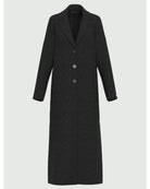 Cappotto lungo in double Emmacciuga Grigio Scuro Melange 2625016031200 011 EMME MARELLA 
