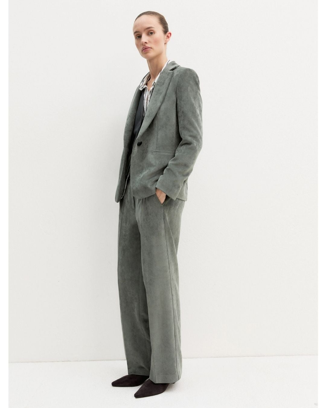 Blazer in velluto Emmresia Sottobosco 2625046011200 004 EMME MARELLA 