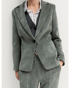 Blazer in velluto Emmresia Sottobosco 2625046011200 004 EMME MARELLA 