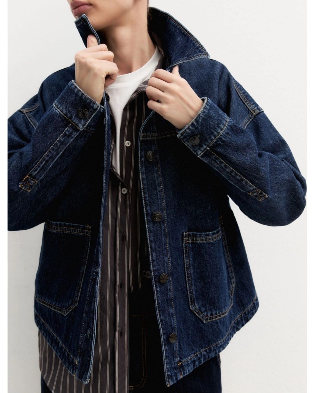 Giacca in denim Emmgetti Blue Jeans 2625046031200 002 EMME MARELLA 
