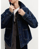 Giacca in denim Emmgetti Blue Jeans 2625046031200 002 EMME MARELLA 