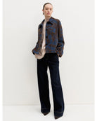 Giacca in denim jacquard delavé Emmghiera Blue Jeans 2625046141200 001 EMME MARELLA 