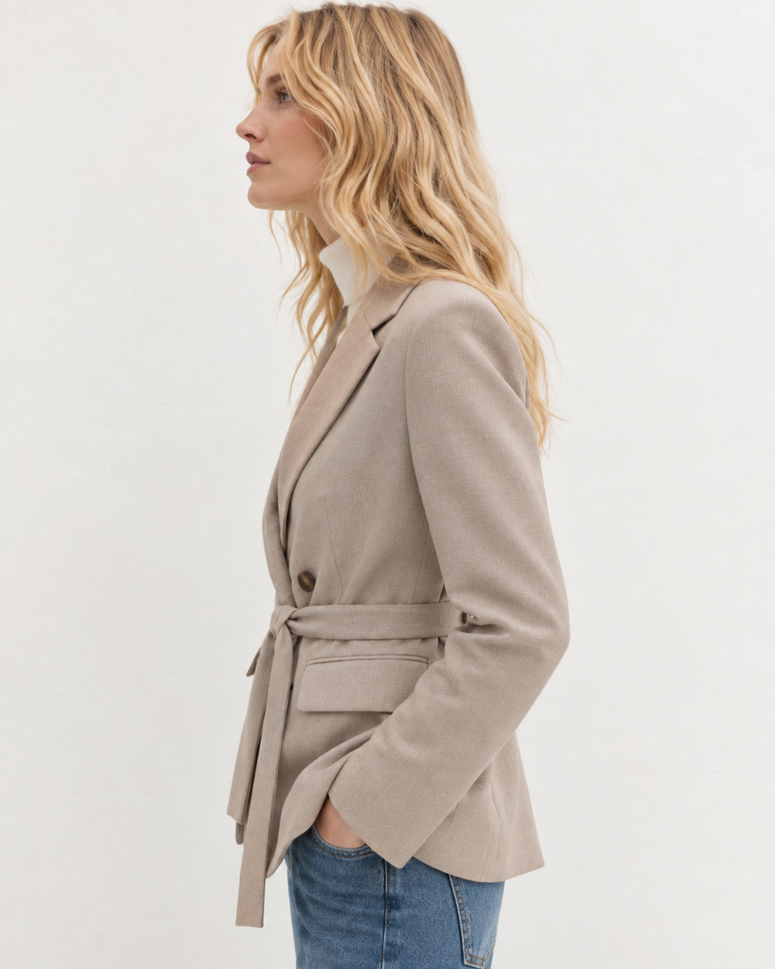 Emme Marella Giacca Donna Emmfata Ecru 2625046151200 004 EMME MARELLA 