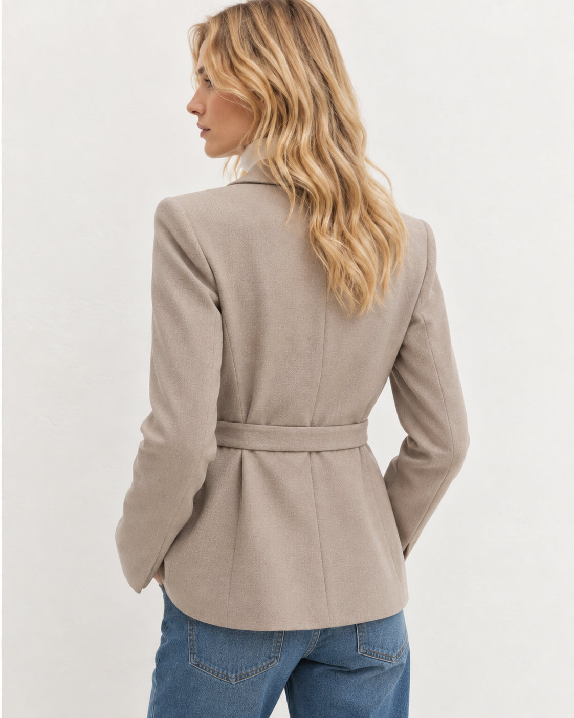 Emme Marella Giacca Donna Emmfata Ecru 2625046151200 004 EMME MARELLA 