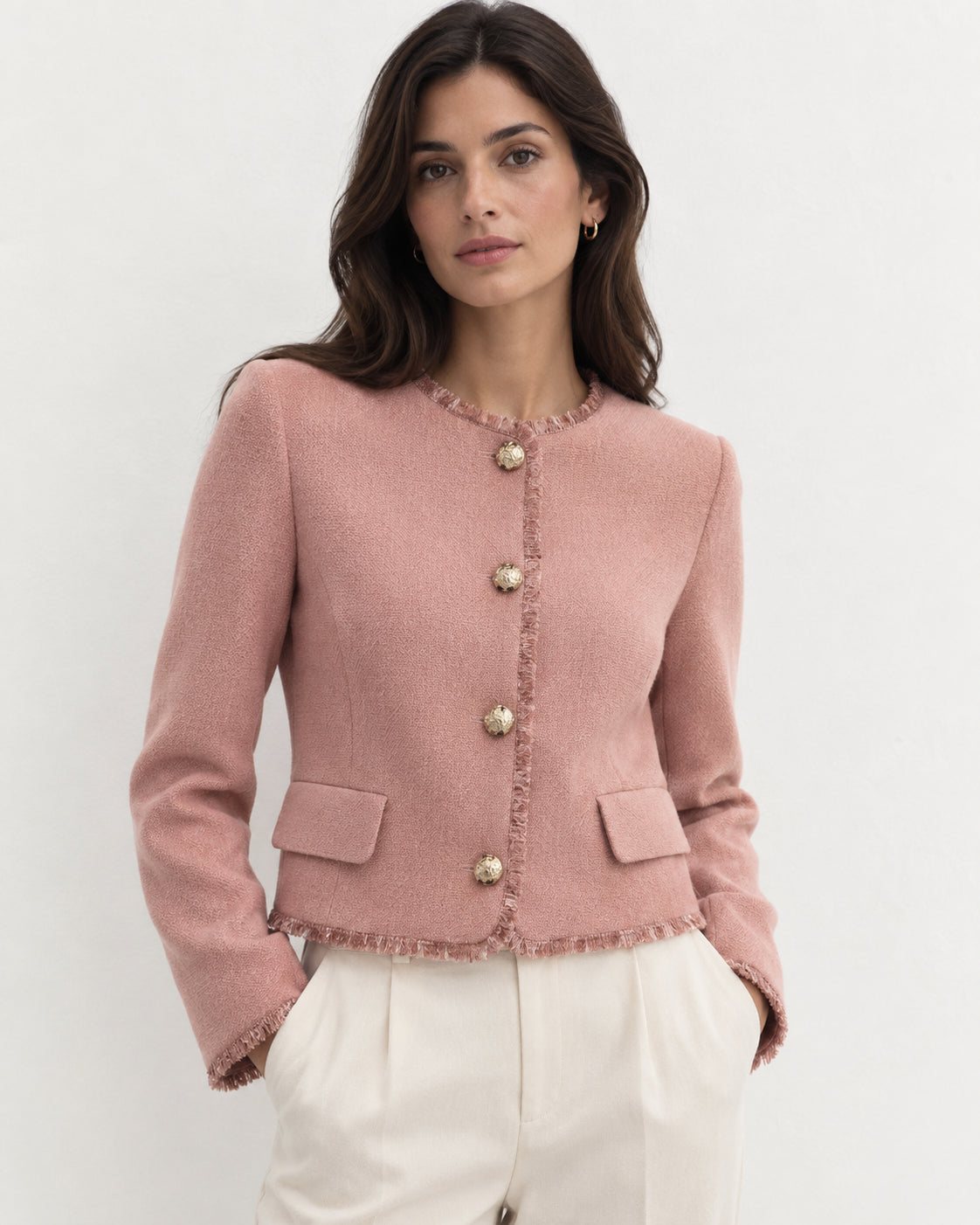 Emme Marella Giacca Donna Emmangolo Rosa Peonia 2625046181200 002 EMME MARELLA 