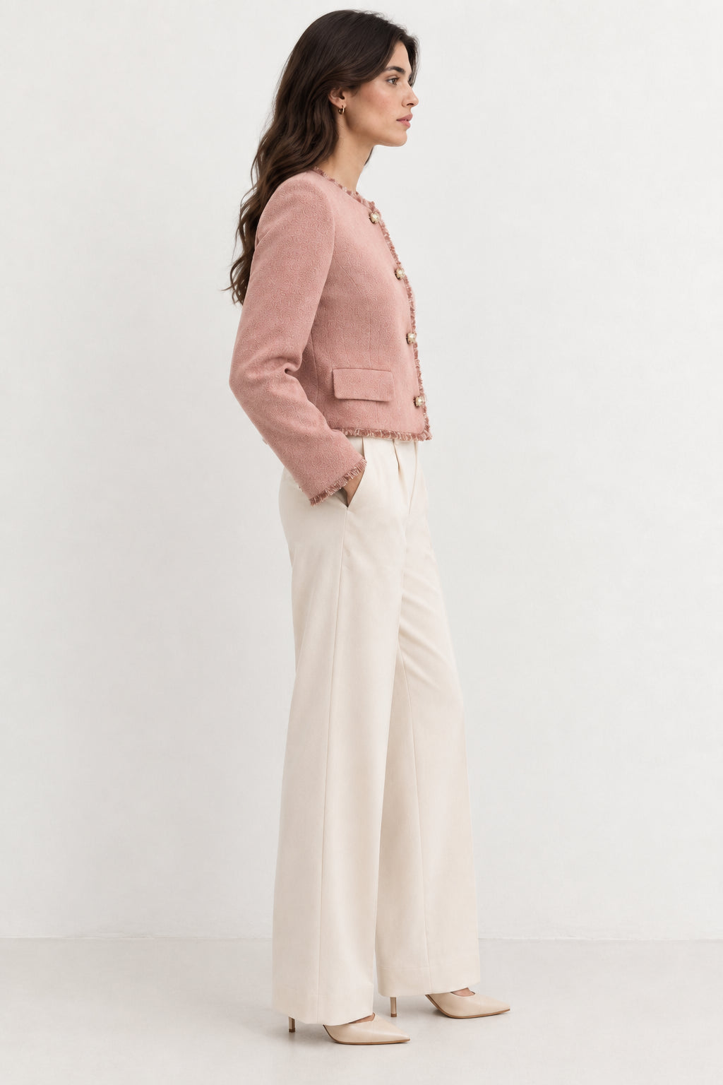 Emme Marella Giacca Donna Emmangolo Rosa Peonia 2625046181200 002 EMME MARELLA 