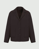 Giacca svasata in double Emmflipper Testa di moro 2625086011200 008 EMME MARELLA 