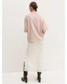 Gonna pencil in tulle ricamato Emmfinanza Bianco lana 2625106014200 001 EMME MARELLA 