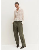 Camicia cropped in tulle ricamato Emmcosetta Bianco lana 2625116044200 001 EMME MARELLA 