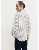 Camicia a maniche lunghe in misto cotone Emmguglia Bianco lana 2625116061200 002 EMME MARELLA 