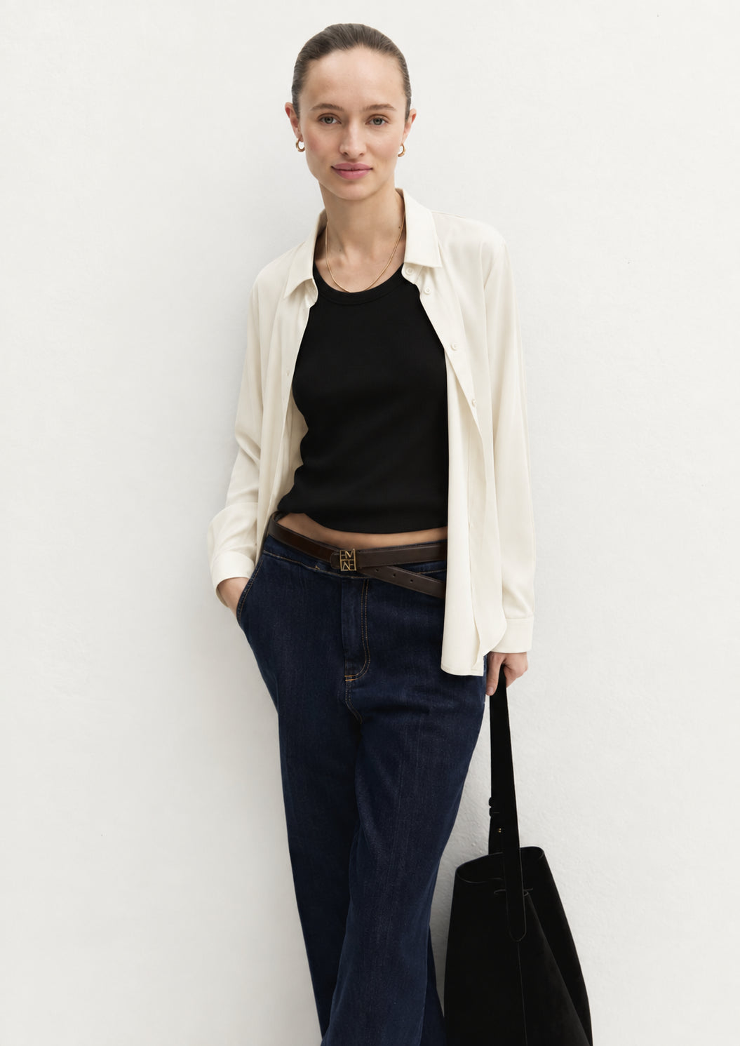 Emme Marella Camicia Donna Emmedro Bianco Avorio 2625116081200 001 EMME MARELLA 