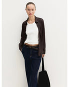 Camicia in raso stretch Emmedro Testa di moro 2625116081200 011 EMME MARELLA 