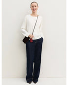 Blusa in raso stretch Emmcursore Avorio 2625116091200 001 EMME MARELLA 