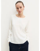 Blusa in raso stretch Emmcursore Avorio 2625116091200 001 EMME MARELLA 