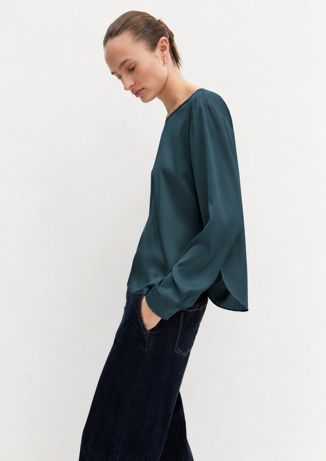 Emme Marella Blusa Donna Emmcursore Verde Olio 2625116091200 003 EMME MARELLA 